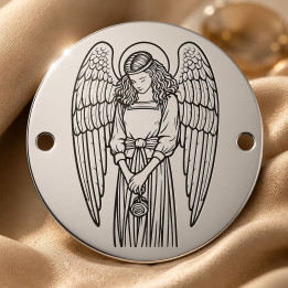 E1508 GS Link argint "Guardian Angel" 16.5mm 0.3mm 1 buc - bijuterii personalizate din argint | simoshop