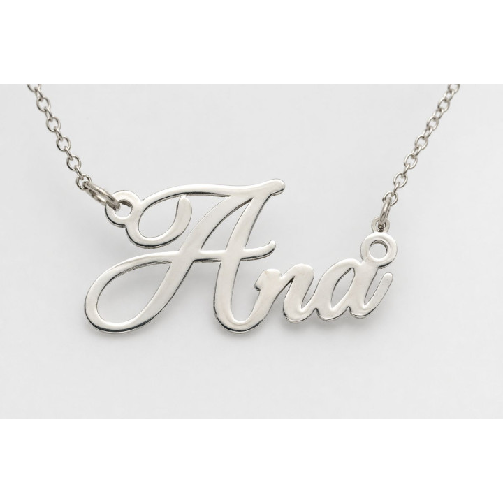 Lănțișor cu Nume din Argint 925 – Personalizat, cu Cutie Cadou