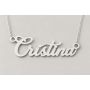 Lănțișor cu Nume din Argint 925 – Personalizat, cu Cutie Cadou