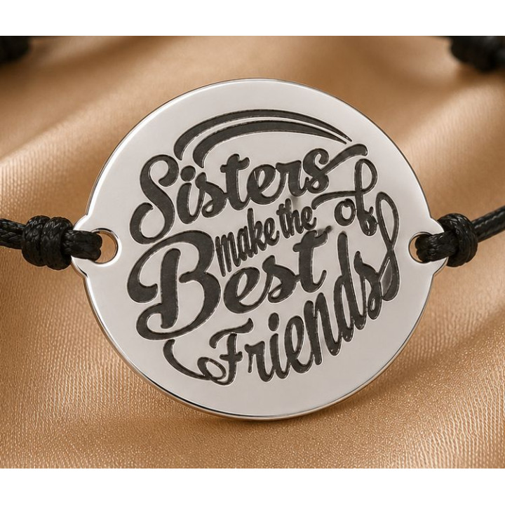 Bratara din Argint 925 Sisters Make the Best Friends 16.5 mm S0400 S0400