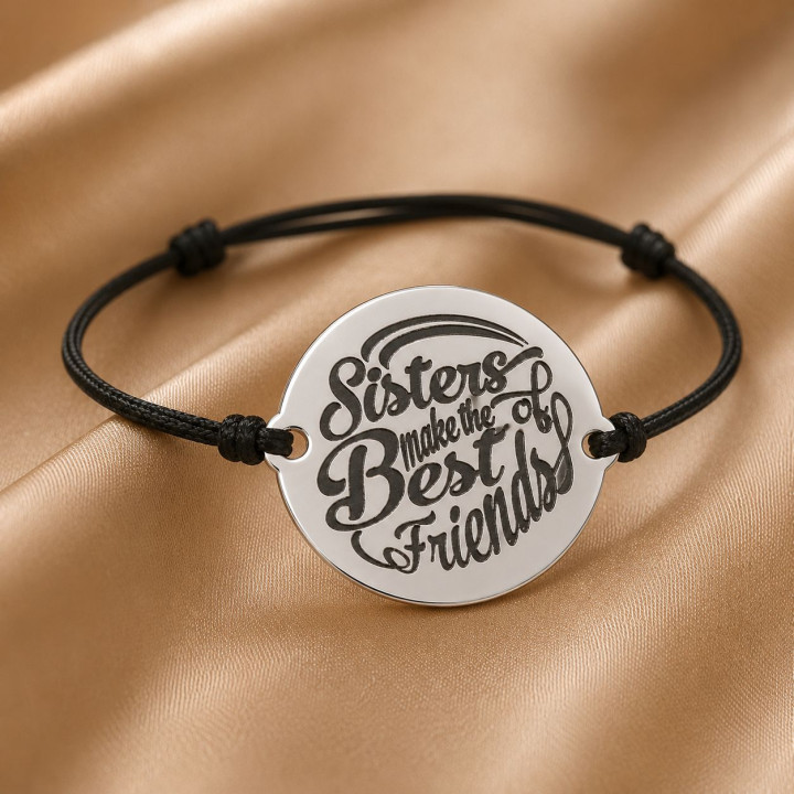Bratara din Argint 925 Sisters Make the Best Friends 16.5 mm S0400 S0400