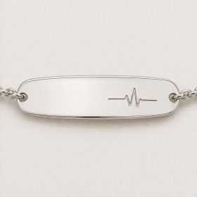 Brățară Medicală Minimalistă Unisex Argint 925 | SimoShop