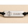 Brățară Medicală cu Șnur, Argint 925 – Personalizată | SimoShop