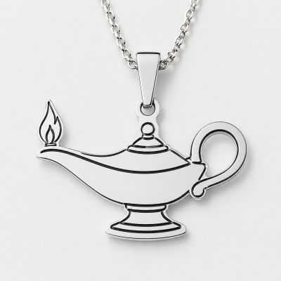 Colier argint 925 lampa lui Florence Nightingale – cadou asistentă medicală