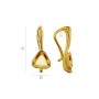 G1205-Baza pandant pentru Swarovski Cube 4841 de 4mm - bijuterii personalizate din argint | simoshop