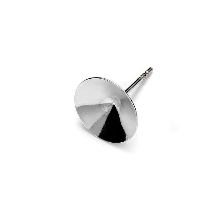 G0035-Tije pentru Swarovski Rivoli 12mm 1 bucata - bijuterii personalizate din argint | simoshop