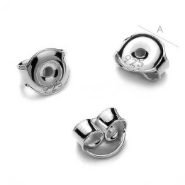 G0050-Dop-uri argint 925 cercei 4.5 mm 1 bucata - bijuterii personalizate din argint | simoshop