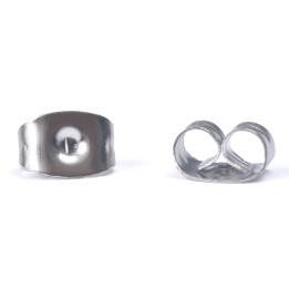 A0045-Dop-uri din inox pentru cercei 4.5 mm 100buc