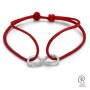 G1232-Charm link infinit din argint 19.5x7.9mm cu loc pentru cristale 1028 - bijuterii personalizate din argint | simoshop