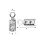 G0092-Capat de sir 10.3x3.75mm 1 bucata - bijuterii personalizate din argint | simoshop