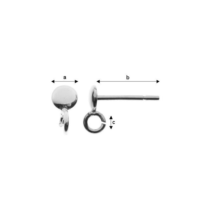 G0094-Tije cu capacel 4.5 mm cu bucla