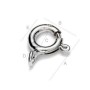 G1293-Incuietoare rotunda din argint 12.25x10.3mm 1 bucata - bijuterii personalizate din argint | simoshop