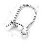 G1307-Tortita din argint cu inchidere 18.5mm 1 buc - bijuterii personalizate din argint | simoshop