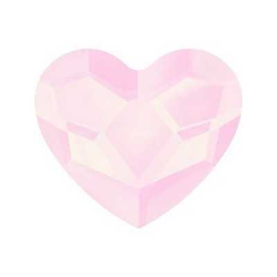 P3172-Swarovski Elements 2808 Powder Rose 14mm - bijuterii personalizate din argint | simoshop