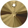 0768-SWAROVSKI ELEMENTS 6428 Crystal Bonze Shade 8mm-1 buc - bijuterii personalizate din argint | simoshop