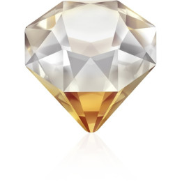 P3208 - Swarovski Elements 4928 Tilted Chaton - Crystal - 12mm Folied