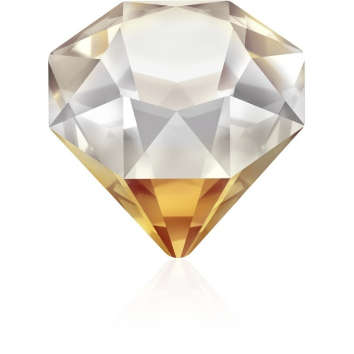 P3208 - Swarovski Elements 4928 Tilted Chaton - Crystal - 12mm Folied