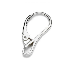 G0030-Leverback cu bucla 20x10mm 1 buc - bijuterii personalizate din argint | simoshop