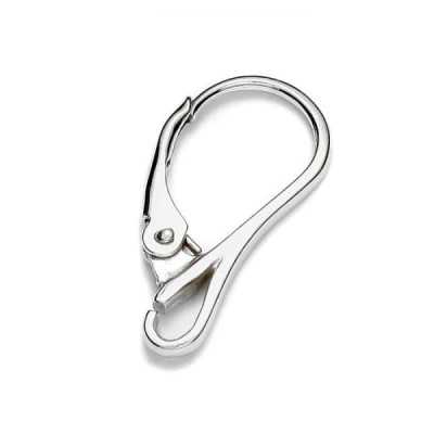 G0030-Leverback tortita cercei din argint cu bucla 20x10mm 1 buc - bijuterii personalizate din argint | simoshop