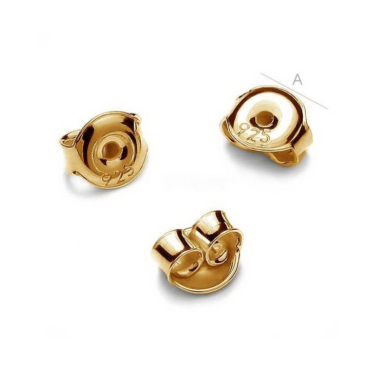 G0049-Dop-uri argint 925 cercei 5.3mm 1 bucata - bijuterii personalizate din argint | simoshop