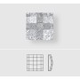 P3286-Swarovski Elements 2493 Chessboard Crystal Silver Patina 10mm - bijuterii personalizate din argint | simoshop