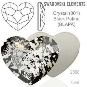 P3305-Swarovski Elements 2808 Crystal Black Patina F 14mm - bijuterii personalizate din argint | simoshop