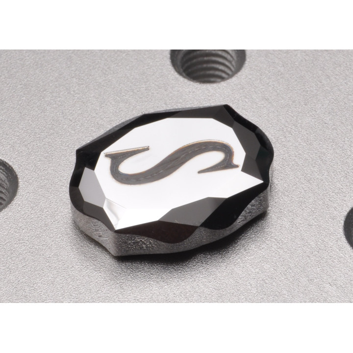 P3072-Swarovski Elements 4142 Light Chrome Foiled 10x8mm Baroque Mirror