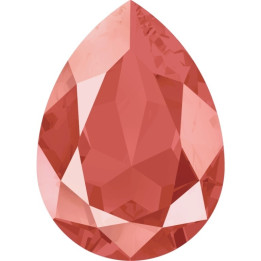 P3329-Swarovski Elements 4320 Light Coral 14x10mm - bijuterii personalizate din argint | simoshop