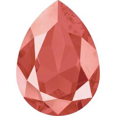 P3329-Swarovski Elements 4320 Light Coral 14x10mm - bijuterii personalizate din argint | simoshop