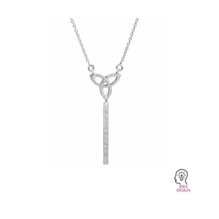 G1564-Charm banut 2 gauri si 1 za 16,5x19mm