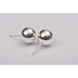 G1502 -Tije cercei biluta argint 8mm -1 buc - bijuterii personalizate din argint | simoshop
