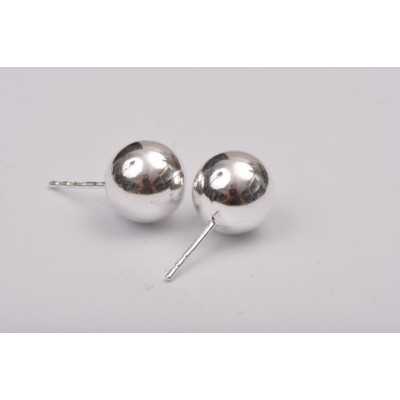 G1502 -Tije cercei biluta argint 8mm -1 buc - bijuterii personalizate din argint | simoshop