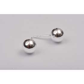 G1503 -Tije cercei biluta argint 6mm -1 buc - bijuterii personalizate din argint | simoshop