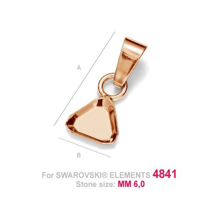 G0128-Agatatoare pandantiv Swarovski Cube 4841 de 6mm - bijuterii personalizate din argint | simoshop
