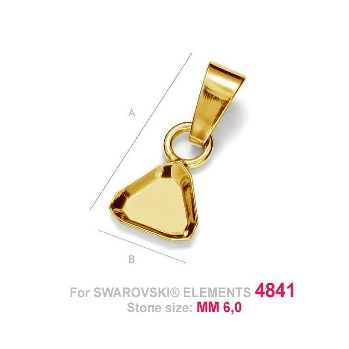 G0128-Agatatoare pandantiv Swarovski Cube 4841 de 6mm - bijuterii personalizate din argint | simoshop
