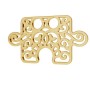 AU003-Piesa puzzle din aur 585 14k 11x19mm grosime 0.3mm - bijuterii personalizate din argint | simoshop