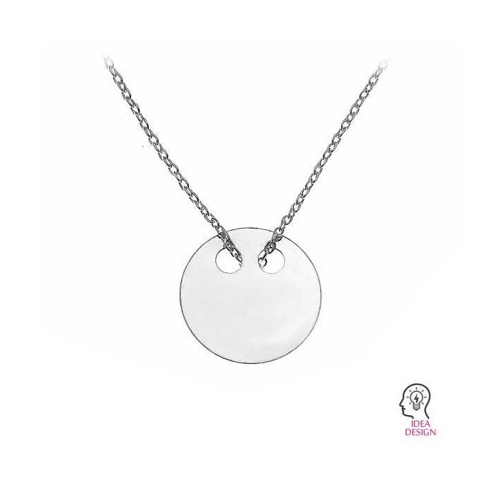 G1783-Charm link banut argint cu doua gauri 12mm - buc