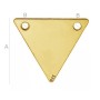 Charm triunghi argint 925 cu 2 găuri, 15x17 mm