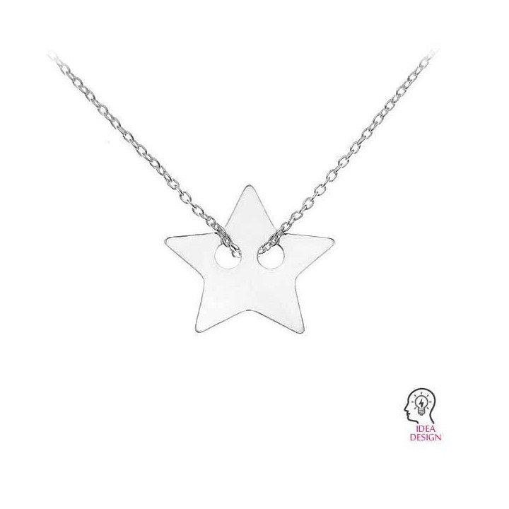 G1799- Charm steluta cu 2 gauri 11.70MM - 1 buc