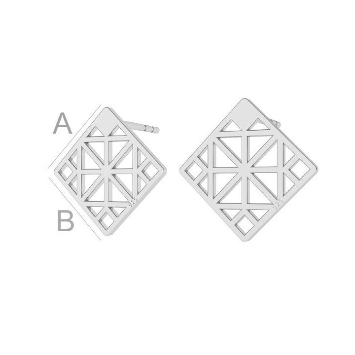 G0320-Tija cercei Argint 925 9MM-1buc