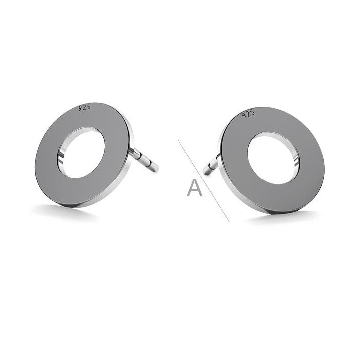 G0320-Tija cercei Argint 925 9MM-1buc