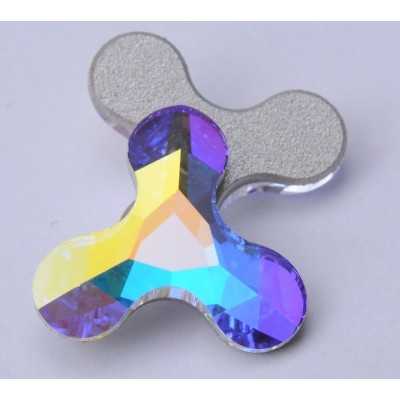 P1341-SWAROVSKI ELEMENTS 2708 Crystal AB F 12.5x13.6mm - bijuterii personalizate din argint | simoshop