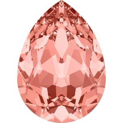 P3433-Swarovski Elements 4320 Rose Peach 14x10MM 1 buc - bijuterii personalizate din argint | simoshop