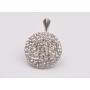 G0324-Baza pandantiv Swarovski rivoli 16mm - bijuterii personalizate din argint | simoshop