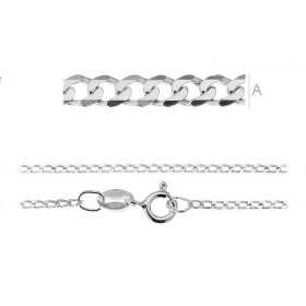 G1025-Lant argint 925 1.35mm x 45 cm cu incuietoare - bijuterii personalizate din argint | simoshop