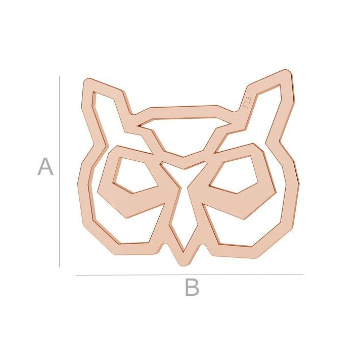 G0295-Charm argint 925 iepure 27MM-1 buc