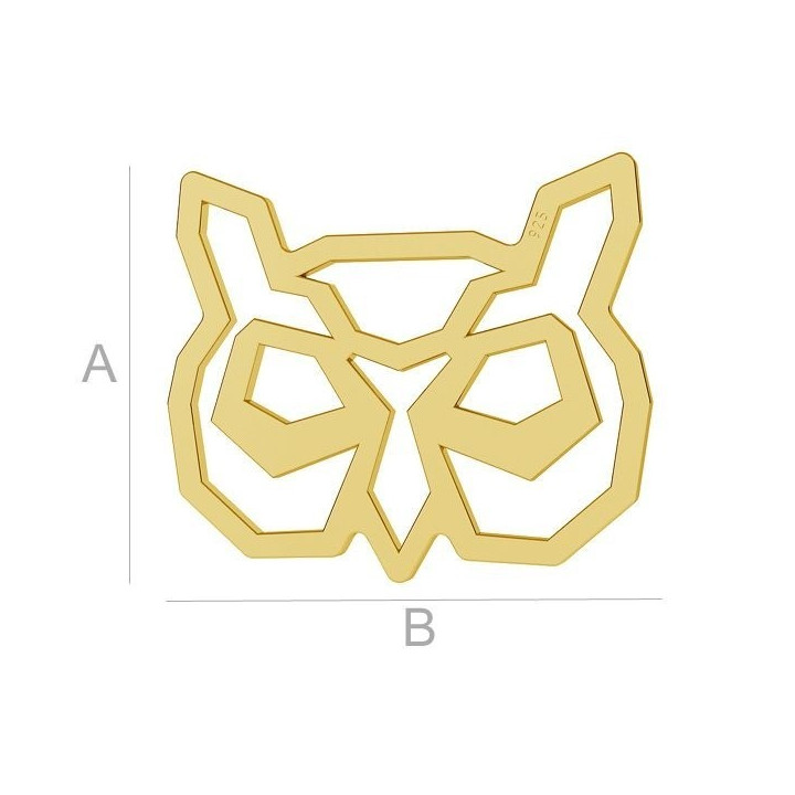G0295-Charm argint 925 iepure 27MM-1 buc