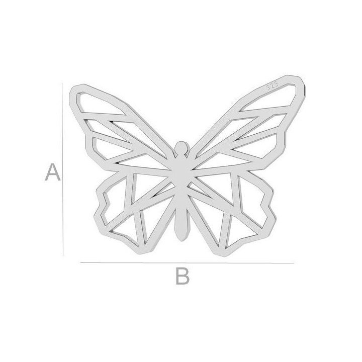 G0295-Charm argint 925 iepure 27MM-1 buc