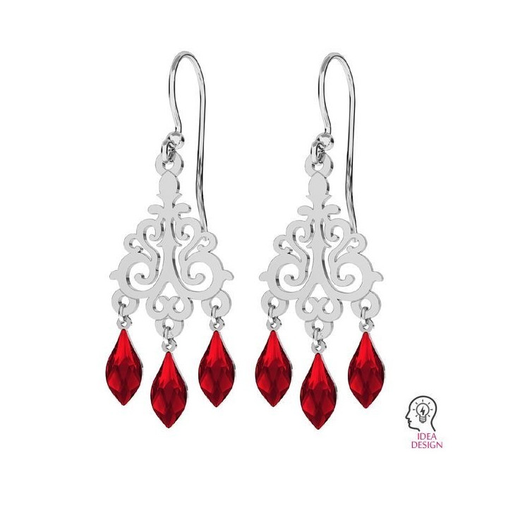 G0275-Chandelier argint 925 18x12mm 1 buc - bijuterii personalizate din argint | simoshop