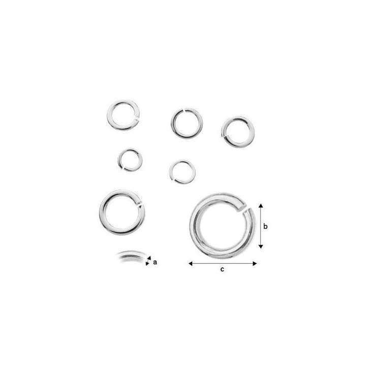 G0172-Zale simple 0-8x5.7mm 1 bucata - bijuterii personalizate din argint | simoshop